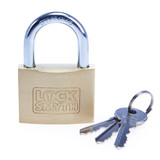 Locksmyth L2200013 Brass Padlock with Keys