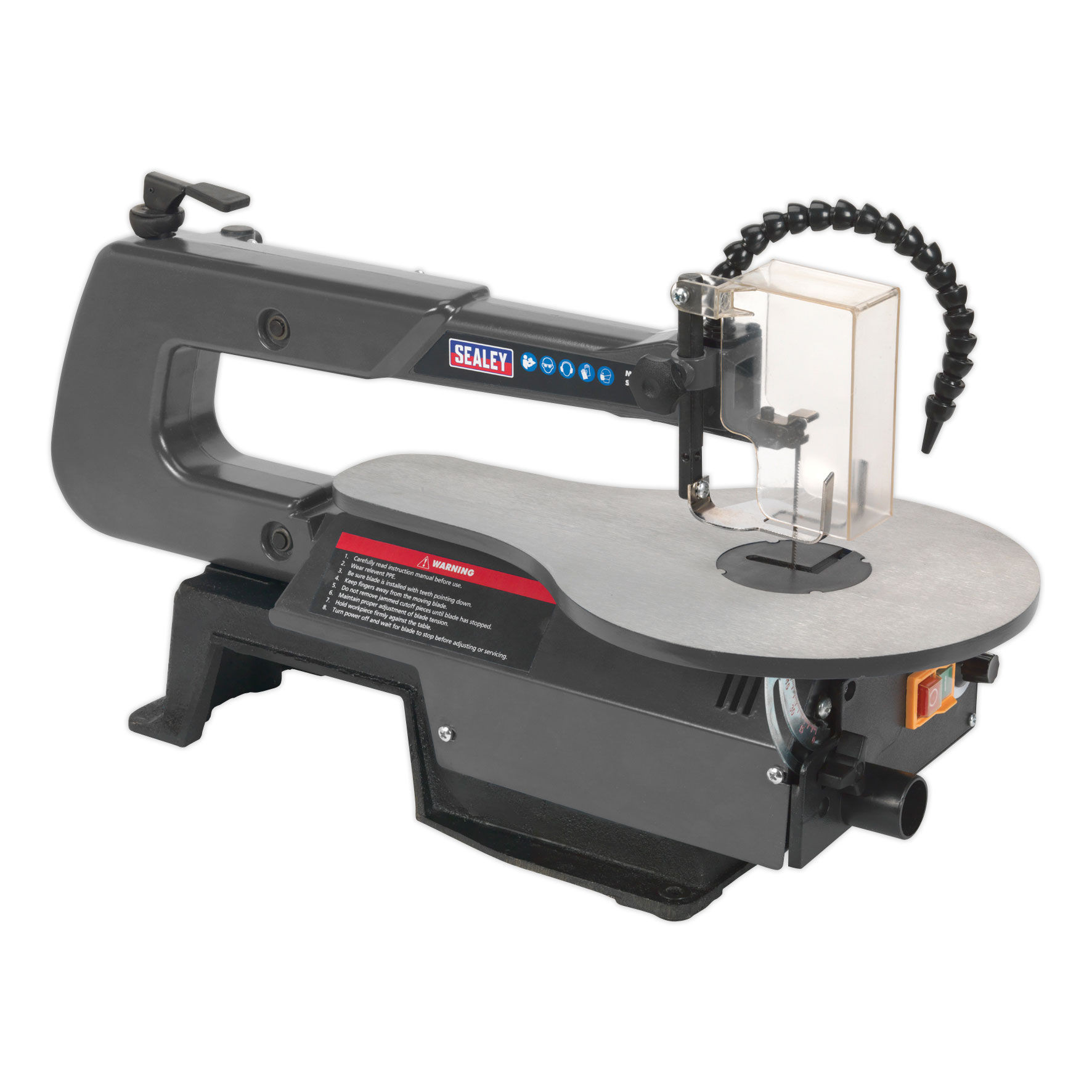 Sealey SM1302 Variable Speed Scroll Saw 240V Toolstop