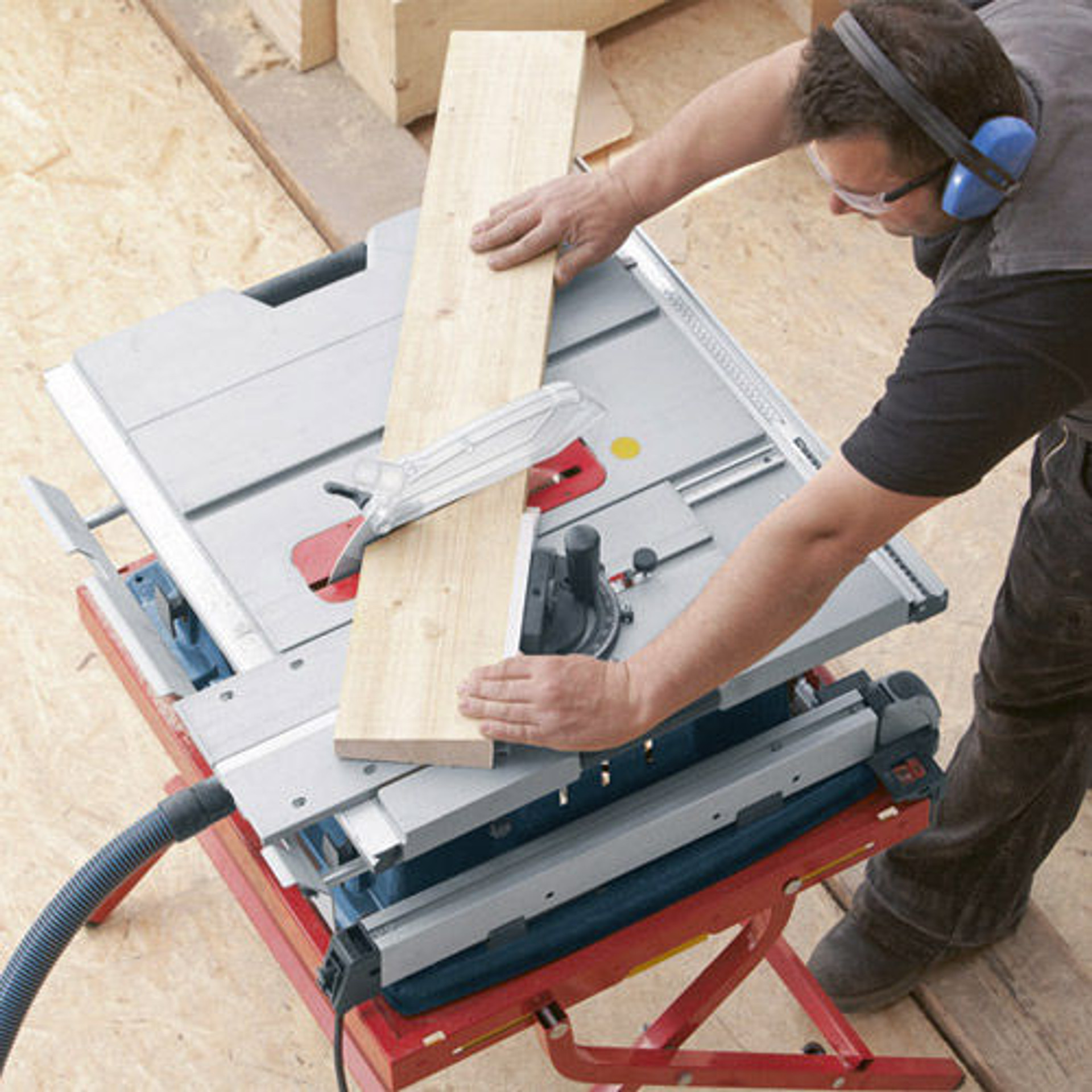 Bosch GTS10XC Table Saw w/ Sliding Carriage 240V Toolstop