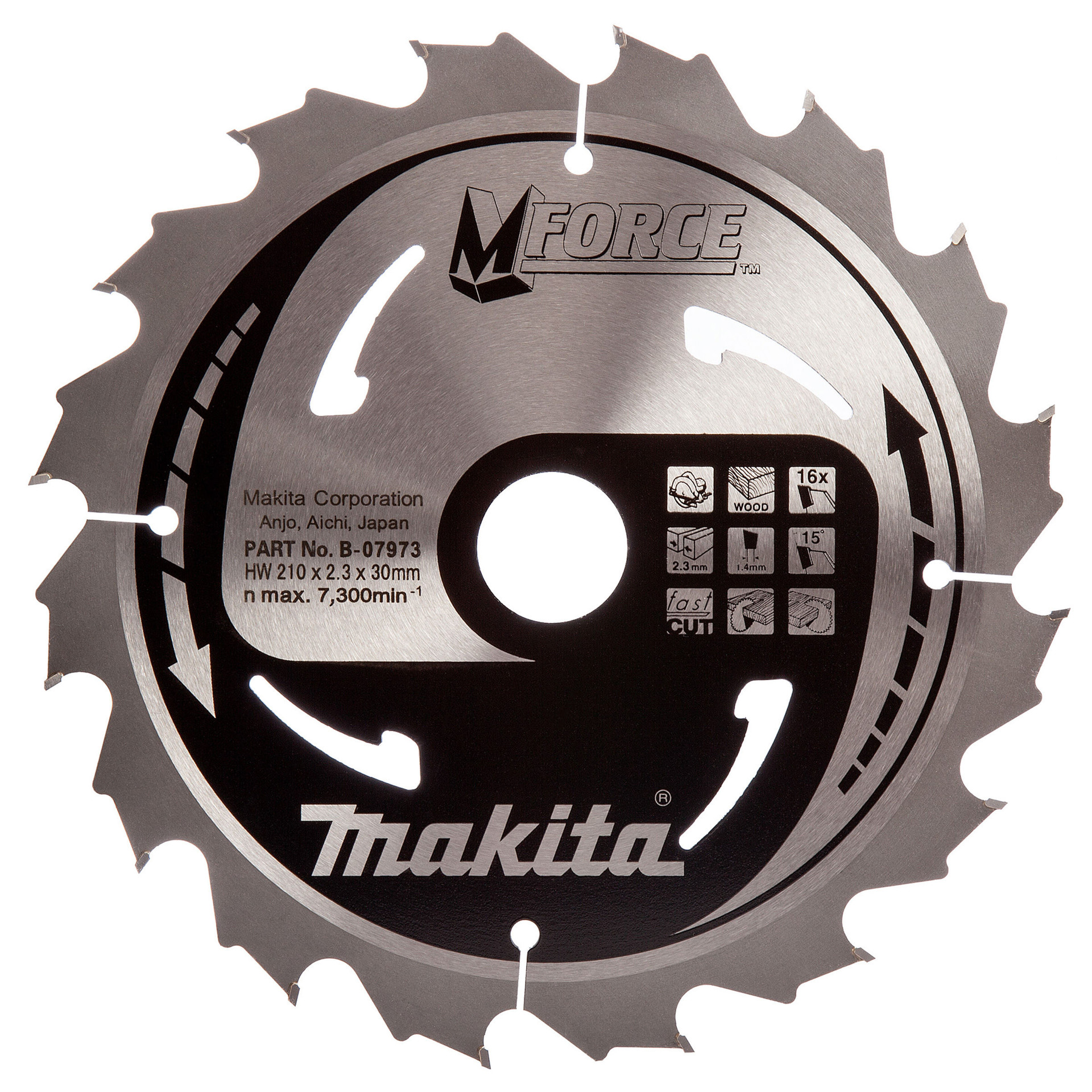 Makita B07973 M Force Circular Saw Blade 210mm Toolstop