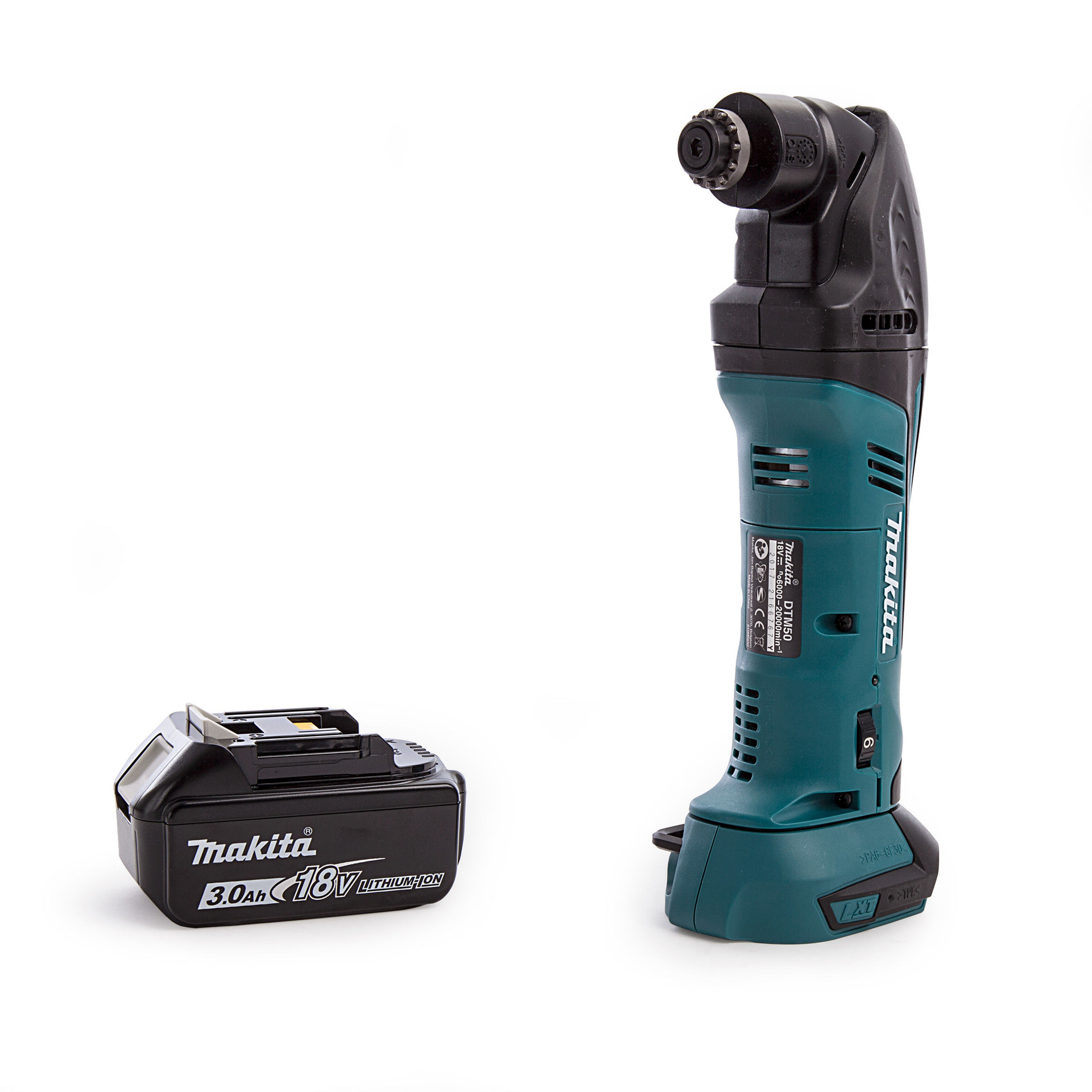 Makita DTM50 18V Cordless Oscillating Multicutter (1 x 3.0Ah