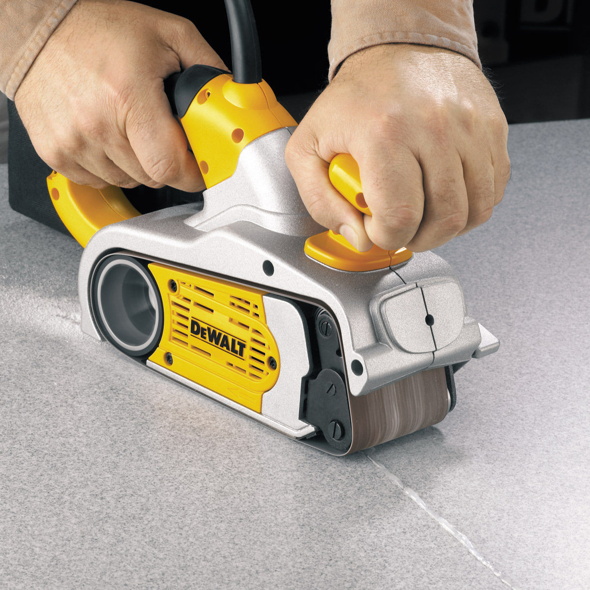 Dewalt DW433 75mm Electronic Belt Sander 240V