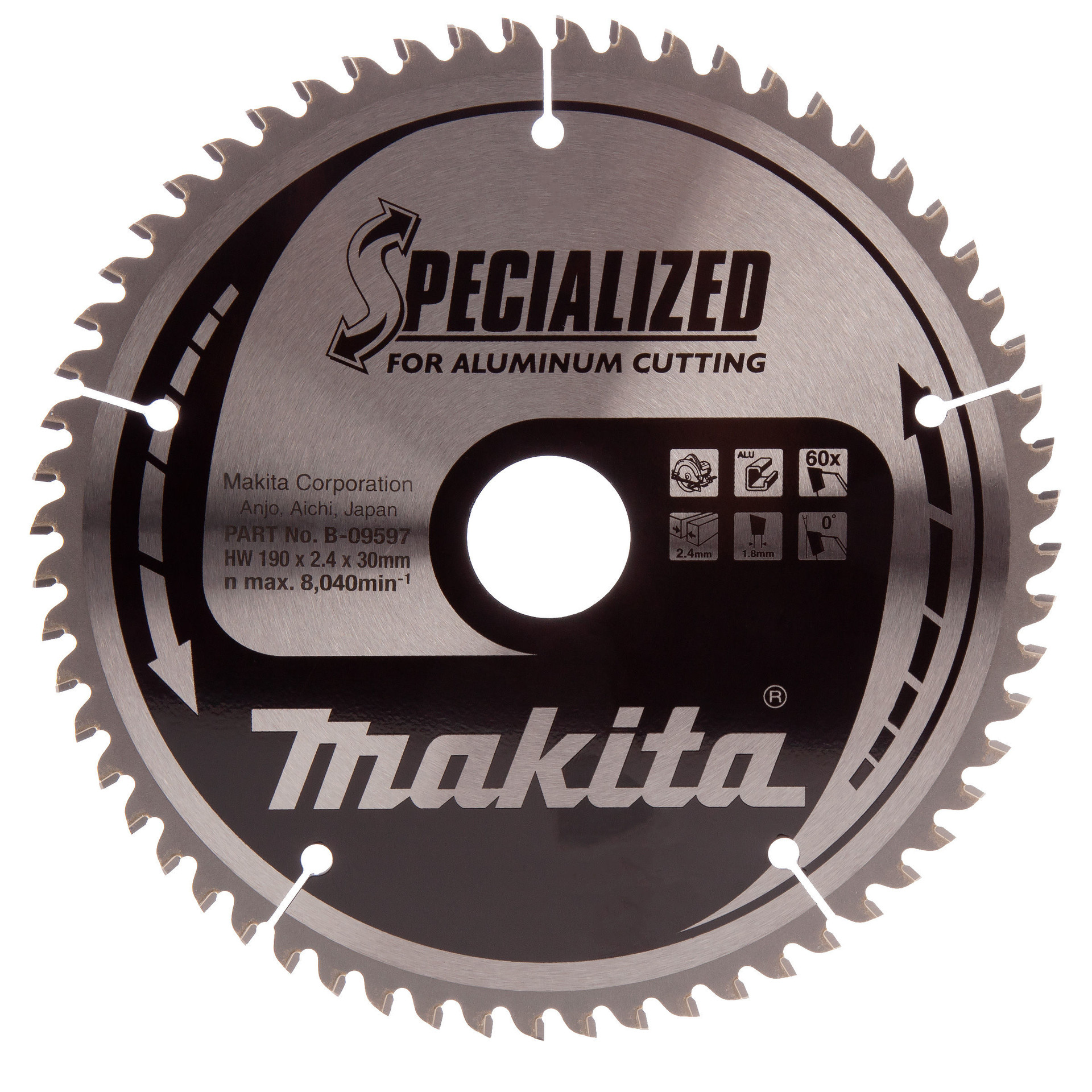Makita B09597 Circular Saw Blade 190mm Toolstop