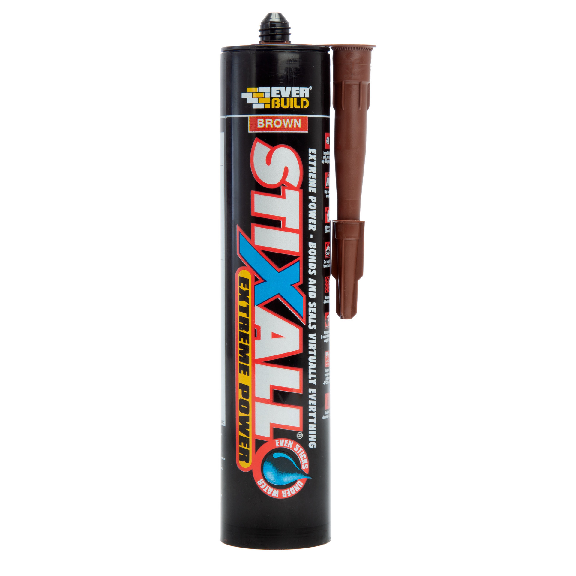 Everbuild STIXBN Stixall Adhesive & Sealant Brown Toolstop