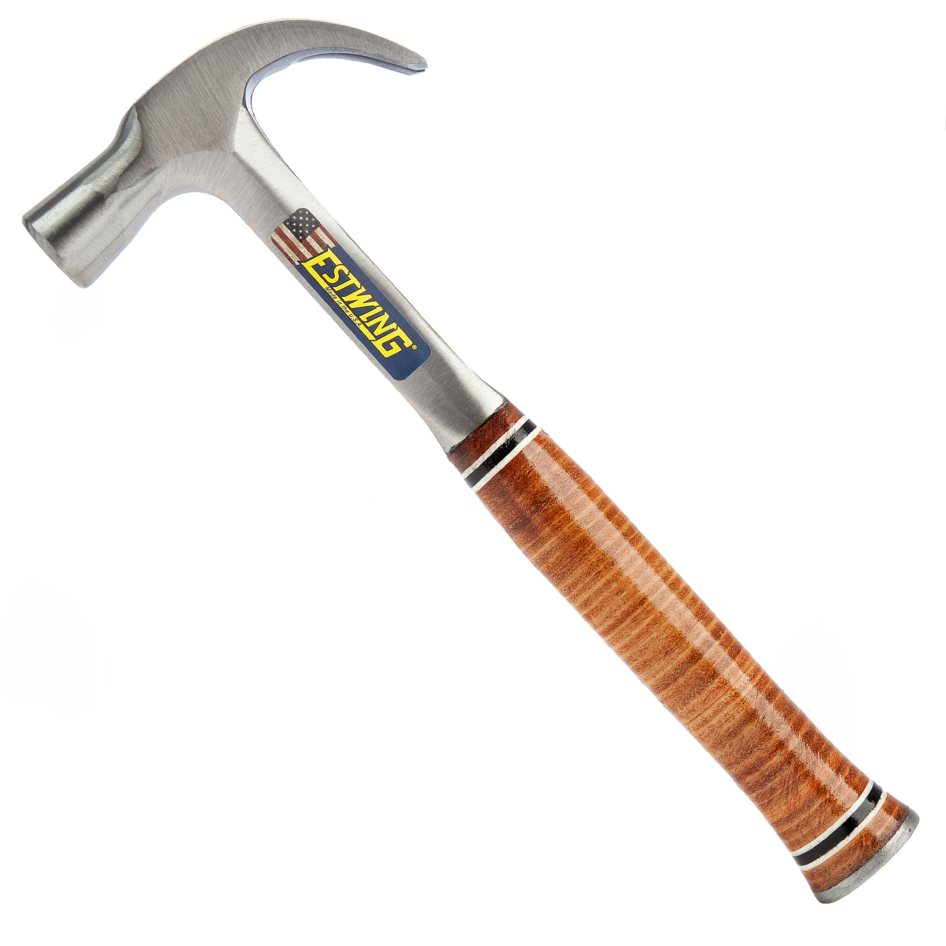 Estwing E24C Curved Claw Hammer Leather Grip 24oz Toolstop