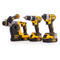 Dewalt DCK368P3T Triple Kit: DCD796 + DCH273 + DCF887 (3 x 5.0Ah Batteries) in 2 x TSTAK II Boxes - 9