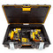 Dewalt DCK266P2 18V XR Combi Drill & Impact Driver Twin Pack both tools viewed in open case