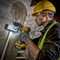 Dewalt DCK266P2 18V XR Combi Drill & Impact Driver Twin Pack - Combi in use on jobsite