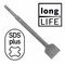 Buy Bosch 2608690146 SDS-Plus Wide Spade Chisel 40 x 250 mm at Toolstop