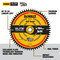 Dewalt DT1670 ELITE Circular Saw Blade Nail Tough 184mm x 16mm 60T graphic