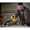 Dewalt DCV501LN 18V XR Stick Vacuum L Class in use vacuuming work bench
