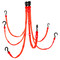 The Perfect Bungee FW36-6R Flex-Web Bungee Cargo Net in Red (up to 144