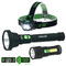 LitezAll 27625 Rechargeable Flashlight/Head Torch Triple Pack main image