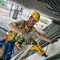 Dewalt DCF620N-KIT 18V Brushless Drywall Collated Screwdriver in use on jobsite