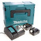 Makita Package - 2 x BL1850B 5.0Ah Batteries, DC18RC Charger & Makpac Type 3 Case