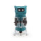Close-up of Makita 18V LXT cordless router DRT52Z showing lock/unlock button and LED indicator.