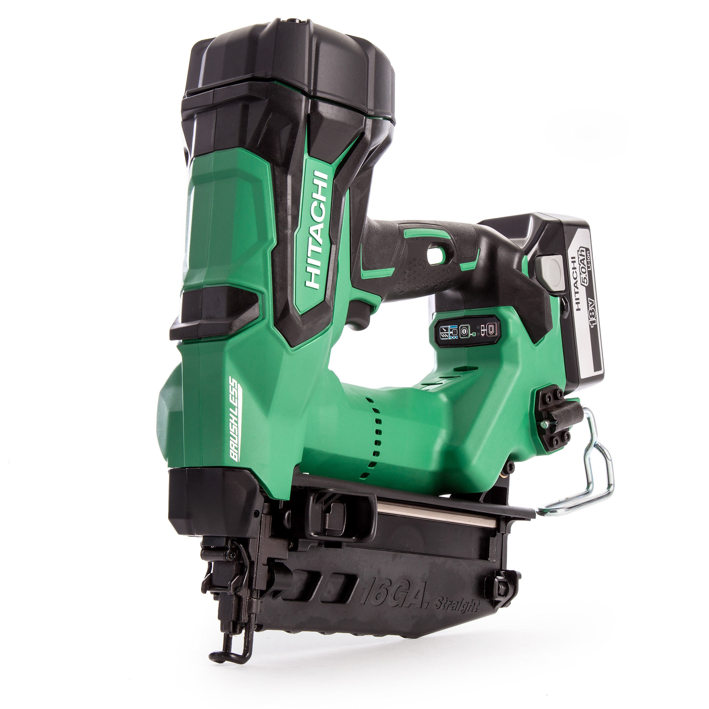 Hitachi KTN218S/JJ Cordless 18V Brushless Nailer Twin Pack
