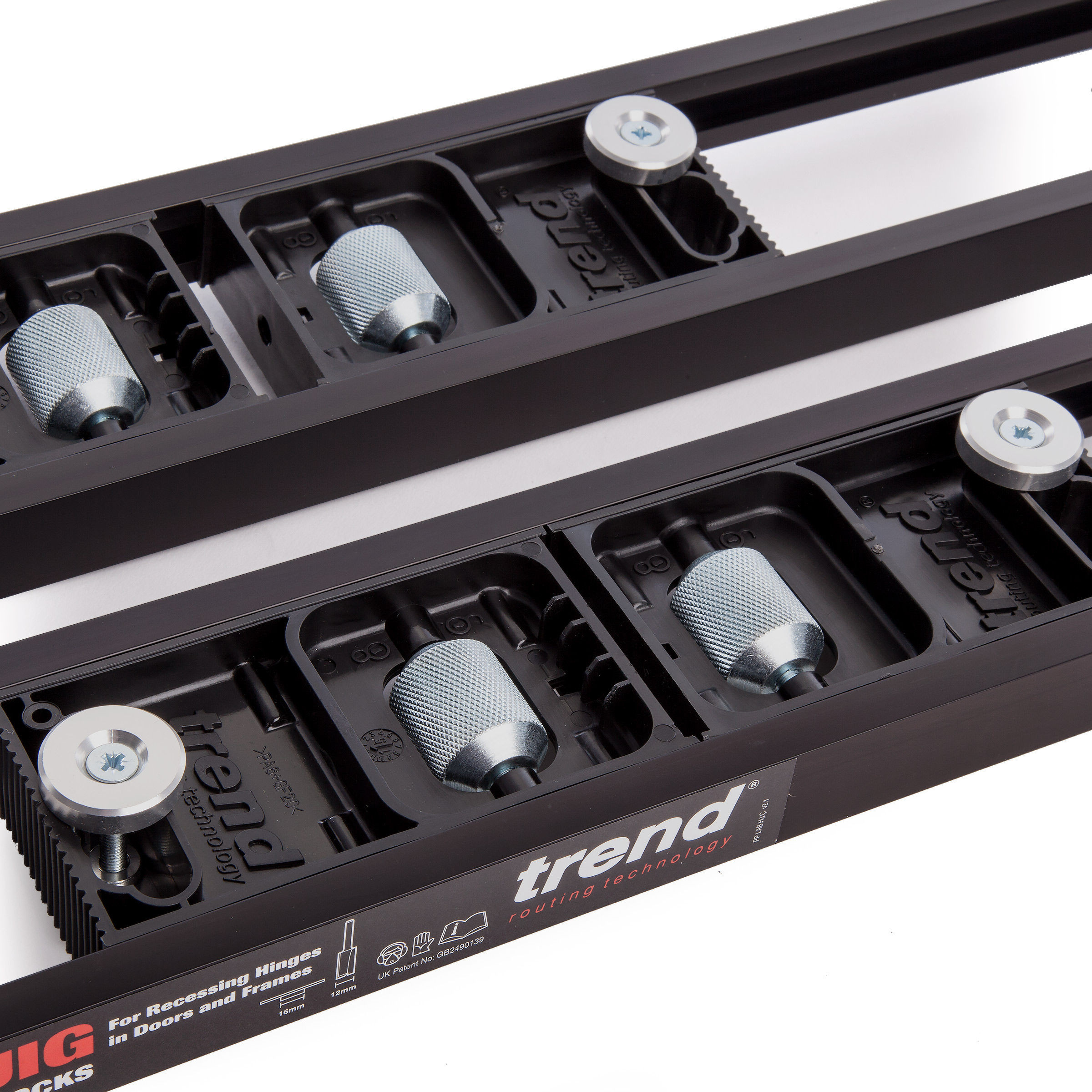 Trend H/JIG/C 2 Part Skeleton Hinge Jig Toolstop