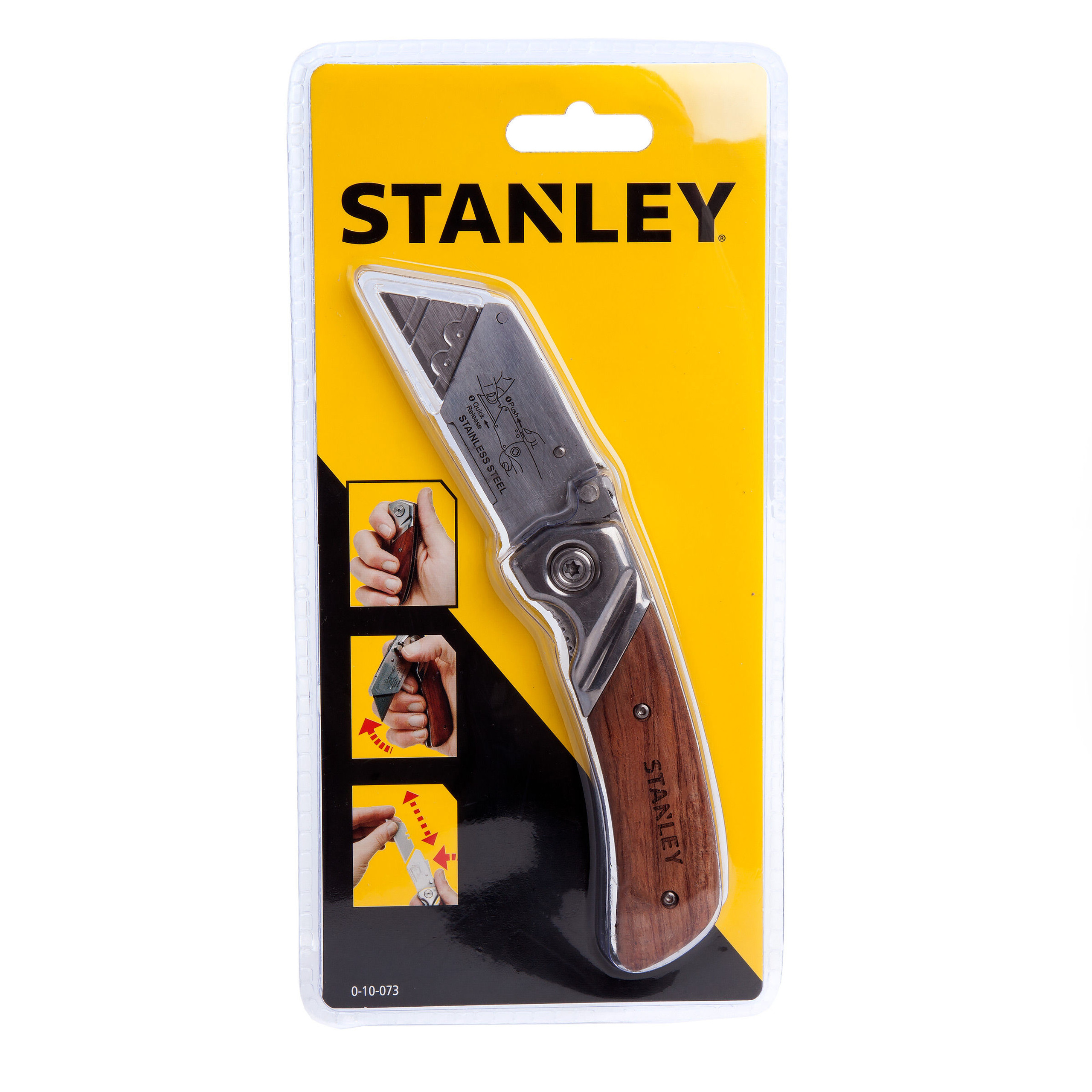 Stanley 010073 Folding Pocket Knife Toolstop