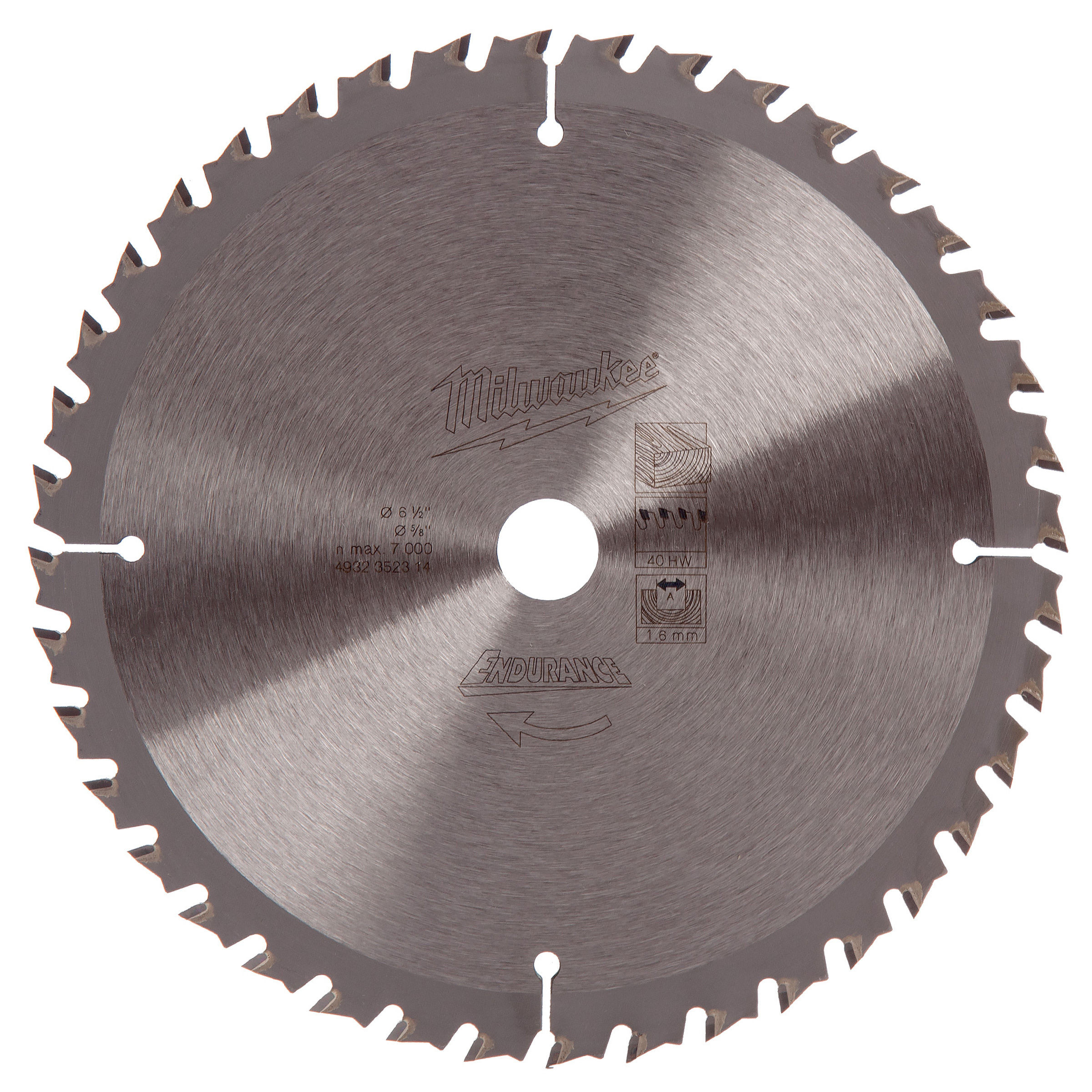 Milwaukee 4932352314 Circular Saw Blade 165x15 40T