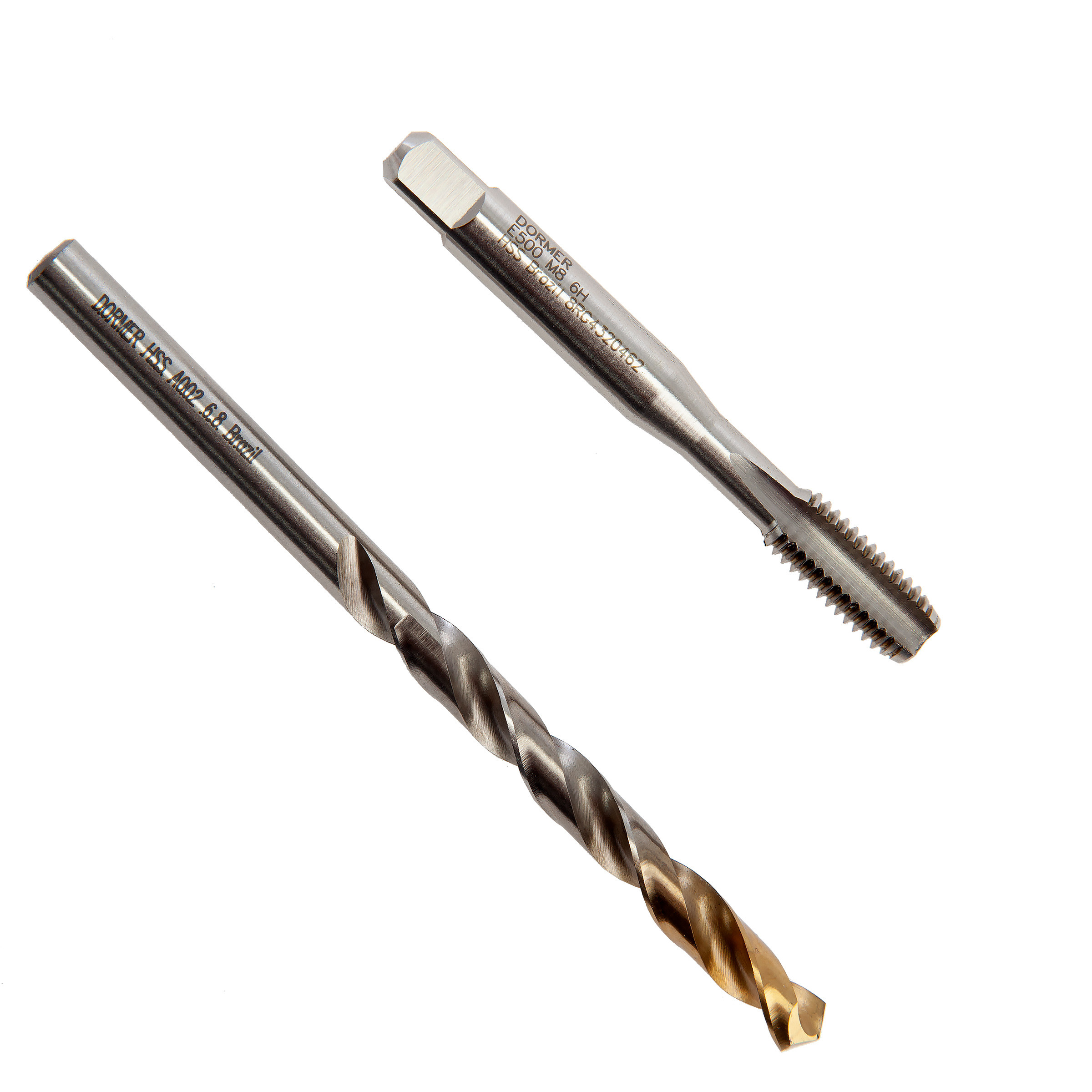 Dormer L000E500M8NO3XA002 M8 Tap + A002 Drill Toolstop