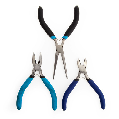 BlueSpot 8512 Soft Grip Mini Plier Set (3 Piece) - 3