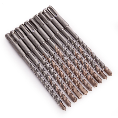 Dewalt DT9827 Extreme 2 SDS Plus Drill Bits 8mm x 160mm (Pack of 10) - 6 Dewalt DT9827 Extreme 2 SDS Plus Drill Bits 8mm x 160mm (Pack of 10) - 6