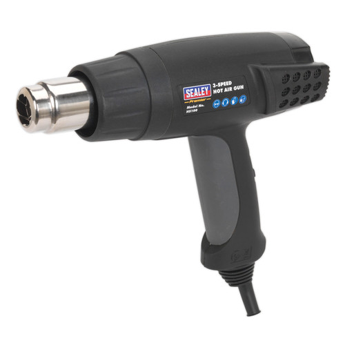 Buy Sealey HS100 Hot Air Gun 2000w 3-speed 50/420/650°c 240V at Toolstop Buy Sealey HS100 Hot Air Gun 2000w 3-speed 50/420/650°c 240V at Toolstop