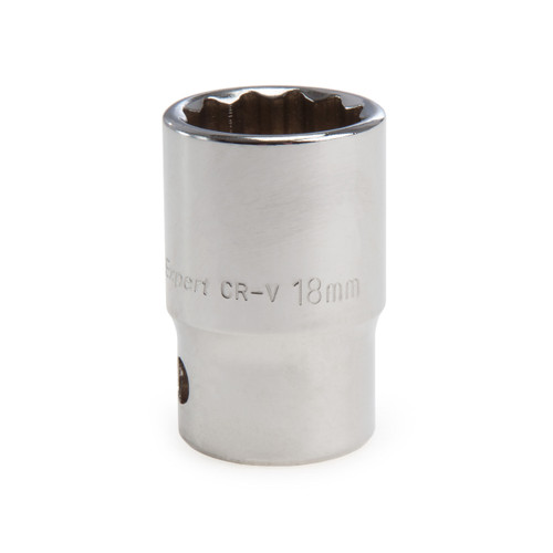 Buy Draper 11880 (H-MMB) Expert 18mm 1/2in Square Drive Hi-Torq 12 Point Socket at Toolstop