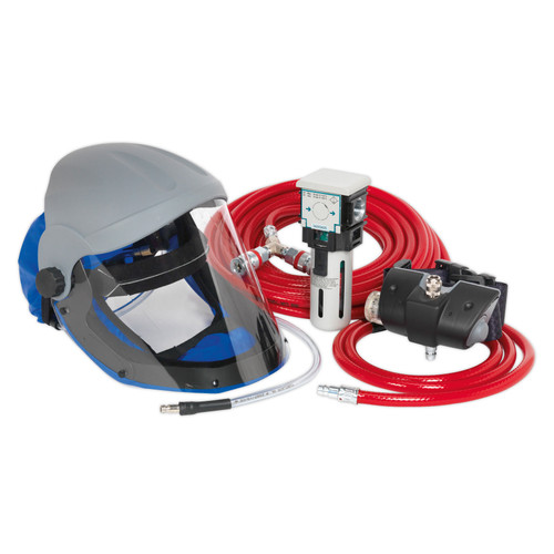 Buy Sealey SSP201K Air Fed Breathing Mask Complete Kit at Toolstop