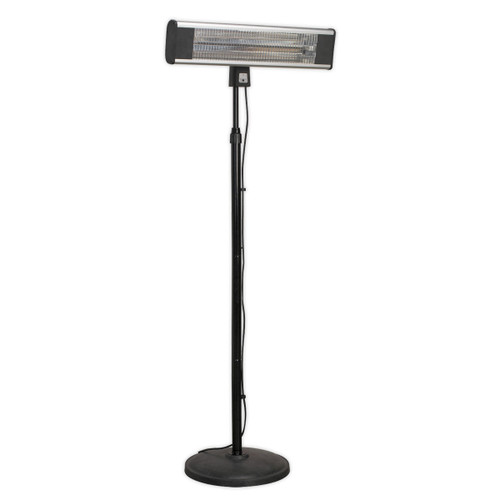 Buy Sealey IFSH1809R High Efficiency Carbon Fibre Infrared Patio Heater 1800w/240v With Telescopic Floor Stand at Toolstop Buy Sealey IFSH1809R High Efficiency Carbon Fibre Infrared Patio Heater 1800w/240v With Telescopic Floor Stand at Toolstop
