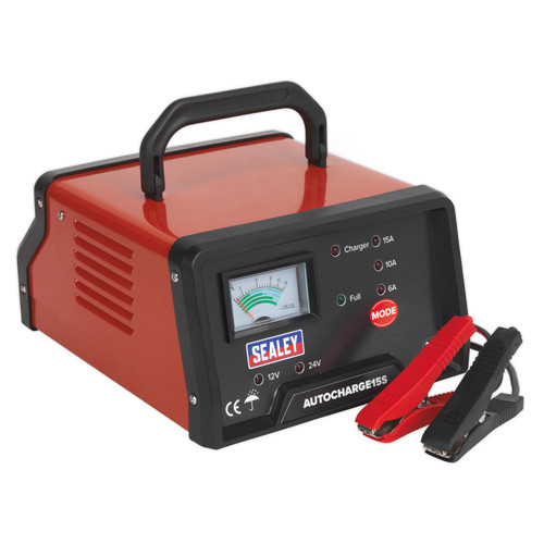 Buy Sealey AUTOCHARGE15S Auto Maintenance High Frequency Battery Charger 12/24V at Toolstop