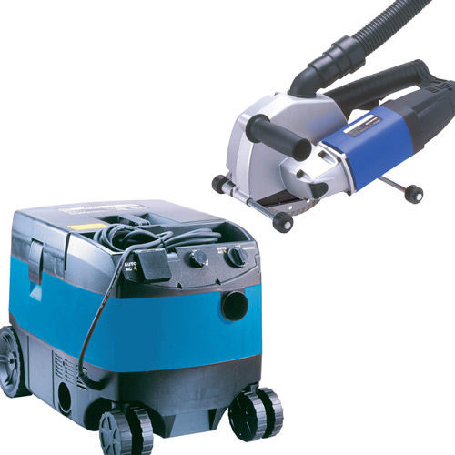 Buy PDP PC150 + PV25 - 150mm (6in) Diamond Wall Chaser + Wet/Dry Vacuum Dust Extractor 110V at Toolstop