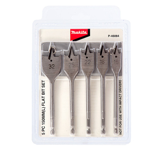 Buy Makita P-46084 Hexagon DIN Standard Flat Bit Set 150mm (5 Piece) at Toolstop Buy Makita P-46084 Hexagon DIN Standard Flat Bit Set 150mm (5 Piece) at Toolstop