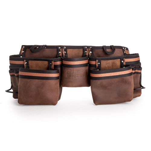 Leather Craft LC401 Double Tool Belt with 5 Large Pockets - 6