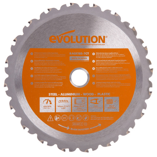 Evolution B185 Cutting TCT Blade 185mm - 2