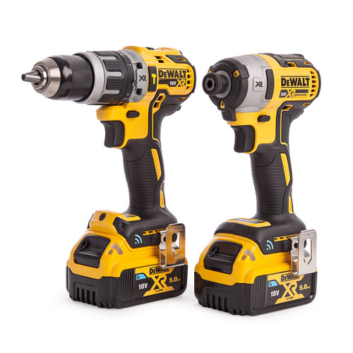 Dewalt DCK2500P2B 18V XR Tool Connect Twin Pack - DCD797 Combi Drill + DCF888 Impact Driver (2 x 5.0Ah Batteries) - 4 Dewalt DCK2500P2B 18V XR Tool Connect Twin Pack - DCD797 Combi Drill + DCF888 Impact Driver (2 x 5.0Ah Batteries) - 4