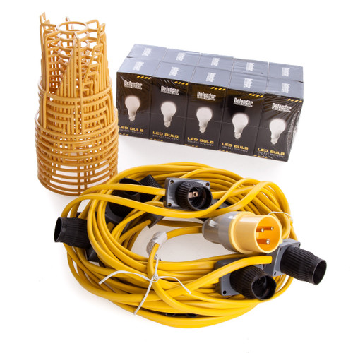 Defender E89811 LED ES Festoon Kit 22 Metres 110V - 3 Defender E89811 LED ES Festoon Kit 22 Metres 110V - 3