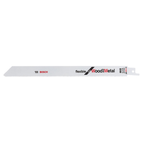 Bosch S1122VF (2608654981) Flexible Reciprocating Saw Blade For Wood & Metal 225mm (5 Pack) - 1 Bosch S1122VF (2608654981) Flexible Reciprocating Saw Blade For Wood & Metal 225mm (5 Pack) - 1