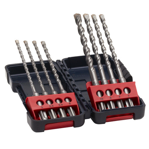 Bosch 2607019904 SDS+ Drill Bit Set in Tough Box (8 Piece) - 1