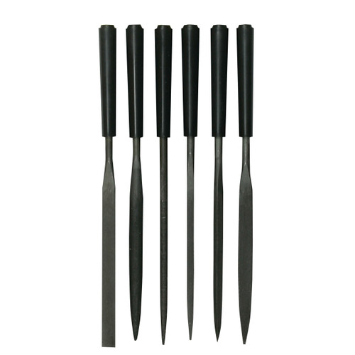 Stanley 0-22-500 6in Needle File Set (6 Piece) - 2 Stanley 0-22-500 6in Needle File Set (6 Piece) - 2