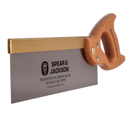 Buy Spear & Jackson 9550B Tenon Saw Traditional Brass Back 12 Inch 15PPI at Toolstop