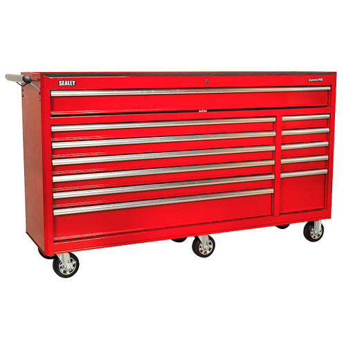 Buy Sealey AP6612 Rollcab 12 Drawer With Ball Bearing Runners Heavy-duty - Red at Toolstop Buy Sealey AP6612 Rollcab 12 Drawer With Ball Bearing Runners Heavy-duty - Red at Toolstop