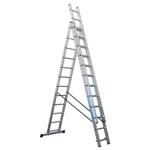 Buy Sealey ACL312 Aluminium Extension Combination Ladder 3x12 En 131 at Toolstop