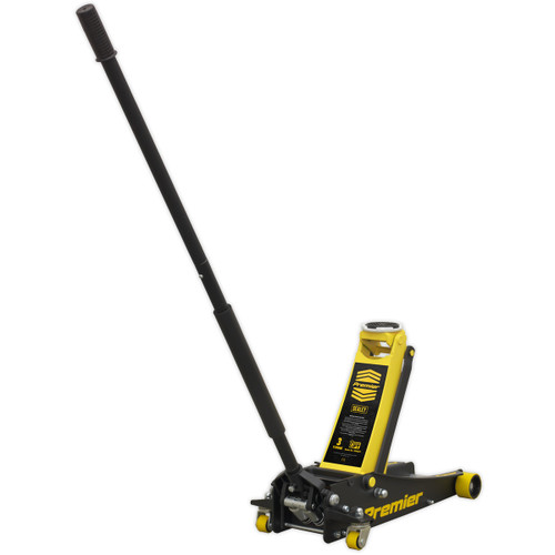 Sealey 3040AY Trolley Jack 3tonne Rocket Lift Yellow