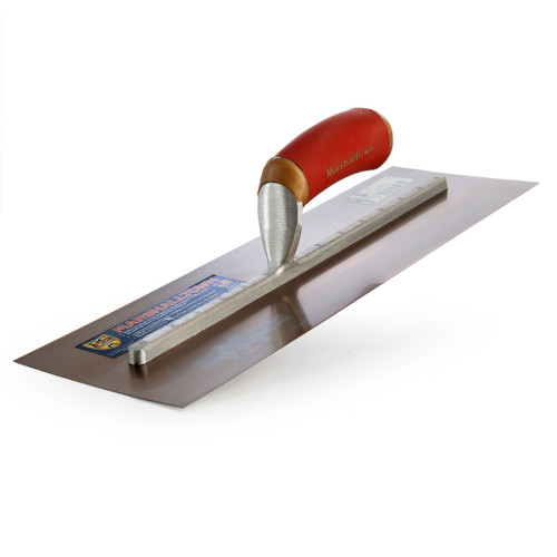 Marshalltown MPB165GSD Gold Stainless Steel Plasterers Trowel 16 x 5in - 2