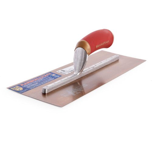 Marshalltown MPB145GDH Gold Stainless Steel Plasterers Trowel 14 x 5 Inch - 4 Marshalltown MPB145GDH Gold Stainless Steel Plasterers Trowel 14 x 5 Inch - 4