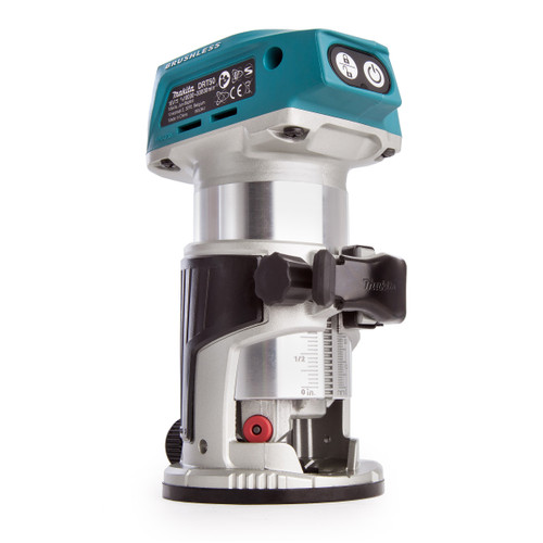 Makita DRT50ZJ Router/Trimmer 18V Cordless Brushless (Body Only with Trimmer Base And Straight Guide) in Makpac Case - 6 Makita DRT50ZJ Router/Trimmer 18V Cordless Brushless (Body Only with Trimmer Base And Straight Guide) in Makpac Case - 6