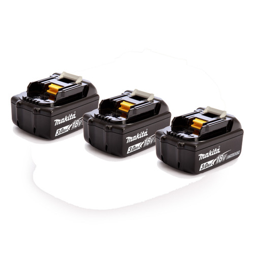 Makita 18V Battery Triple Pack 3.0Ah - 4
