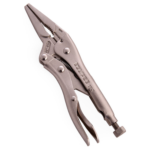 Eclipse E6LN Locking Plier Long Nose with Wire Cutter 6 Inch / 150mm - 3